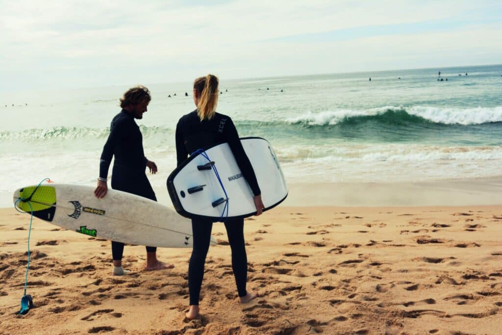 an image of people at the beach who are working with Renaissance Recovery