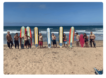 an image of people at the beach going to Renaissance Recovery's SoCal recovery center