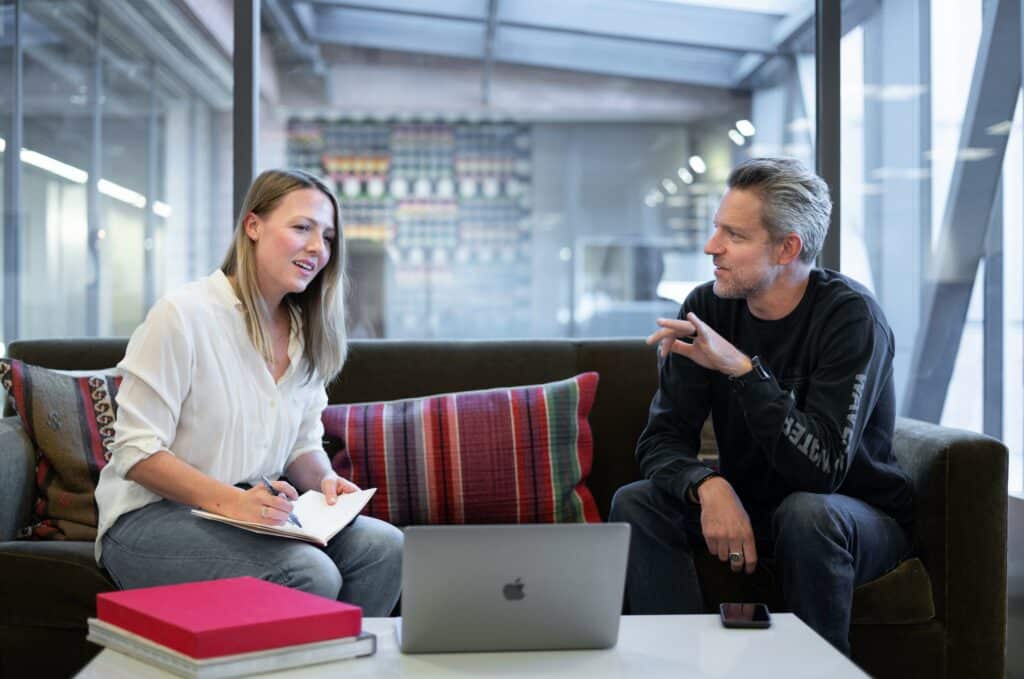 two people during a motivational interviewing session