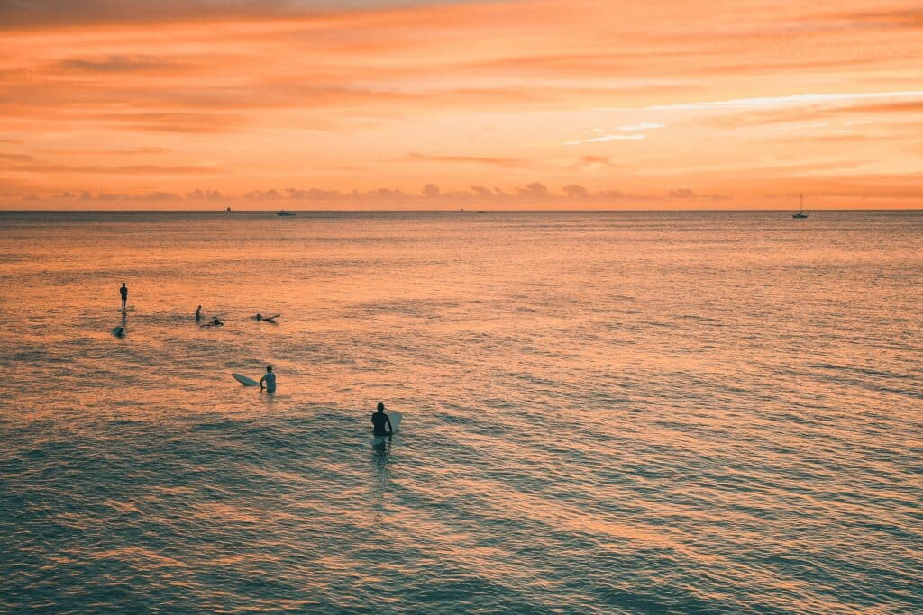 An image of people on a beach | Panic disorder