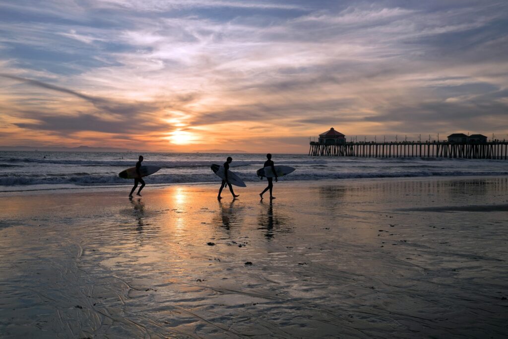 a few guys in sober living California program