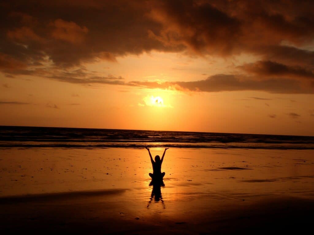 An image of a woman learning to live sober