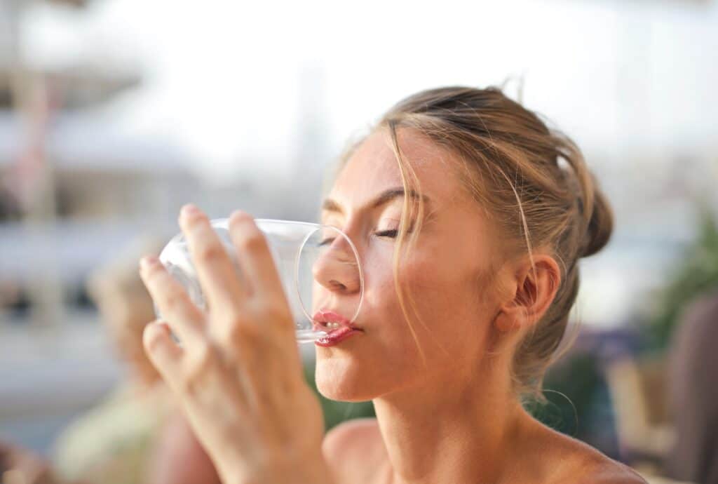 An image of a woman who is Sober Curious