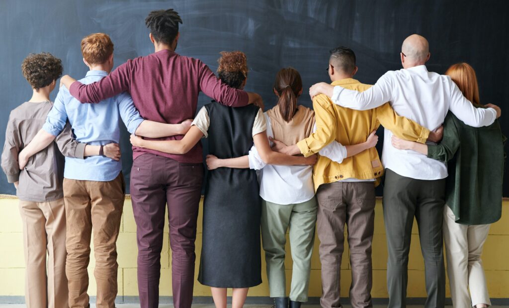 image of a group of people representing substance abuse support groups