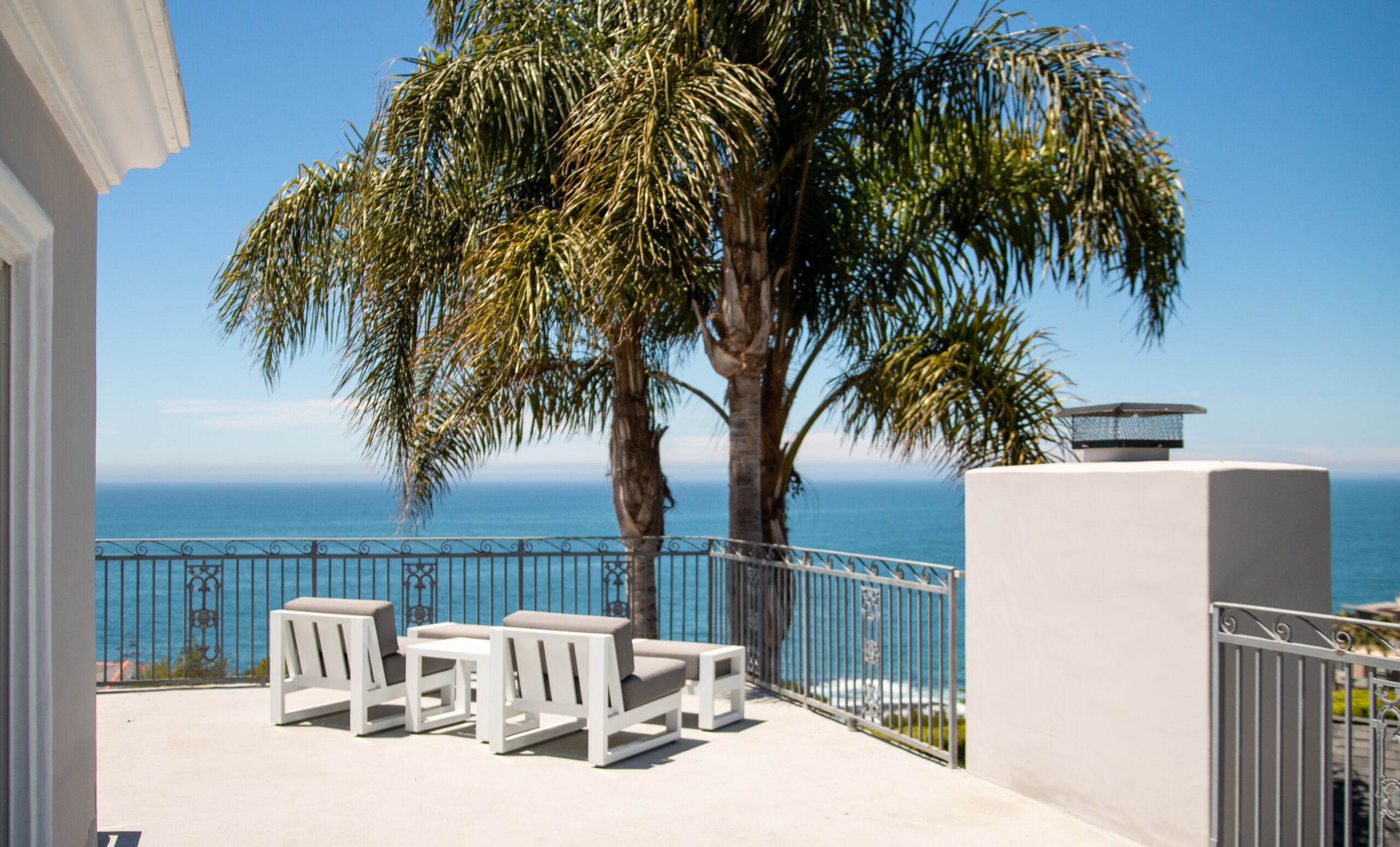 balcony of a beach house