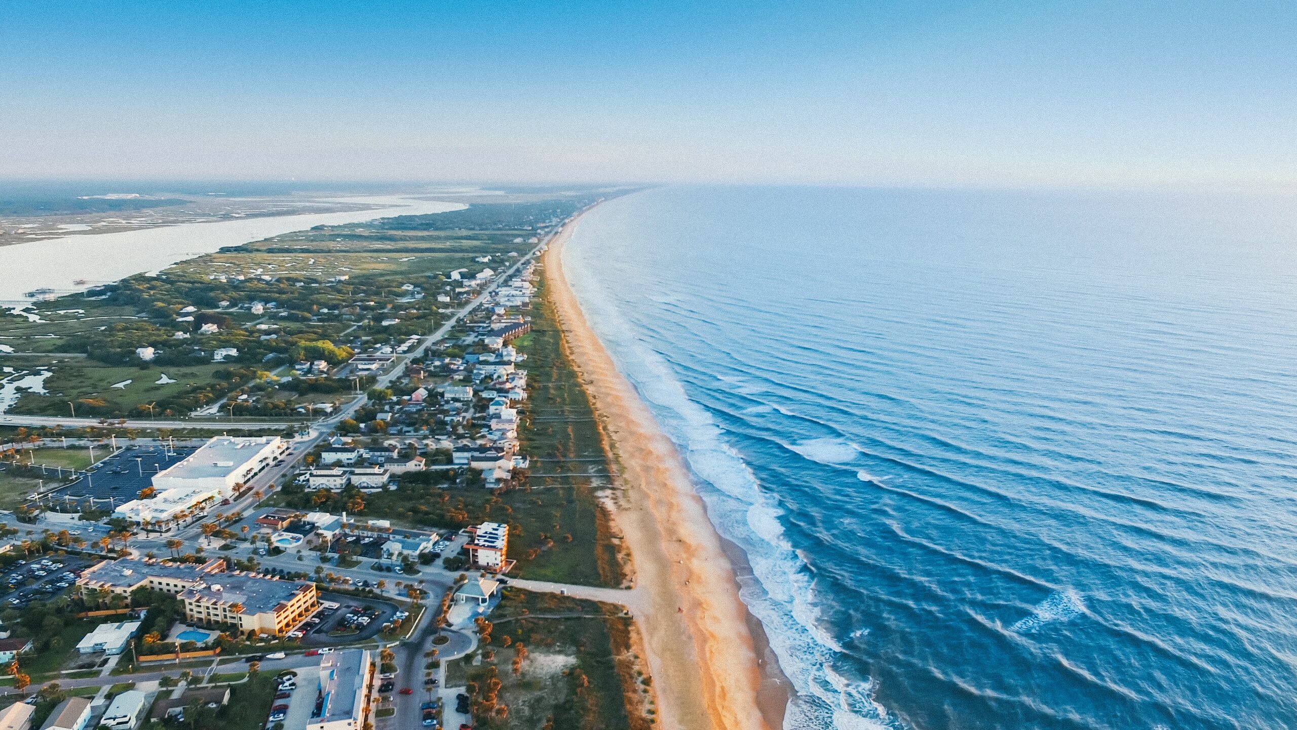 West palm beach overhead shot