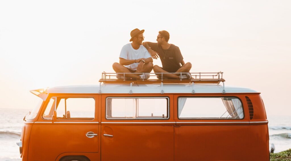 two people on a car talking about rehab in santa ana ca