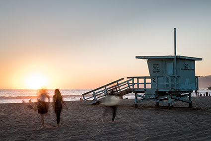 view of hotels on huntington beach